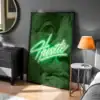 Hızlı Yaşam Başarı Afişi Dekoratif Tablo