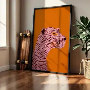 Alternative view of Kaplan Yüzü Geometrik Desen Dekoratif Tablo