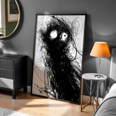 Kontur Detay Yansıma Dekoratif Tablo