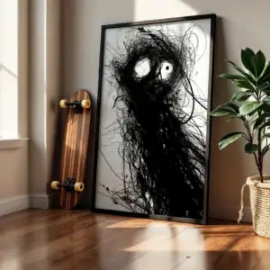 Alternative view of Kontur Detay Yansıma Dekoratif Tablo