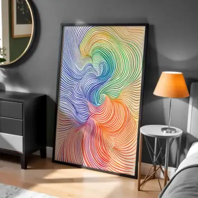 Kontur Dinamikler, Akışkan Sanat Dekoratif Tablo