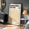 Kusama Yayoi Daire Detay Dekoratif Tablo