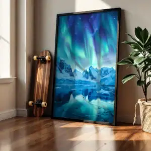 Alternative view of Kuzey Işıkları 2 Dekoratif Tablo