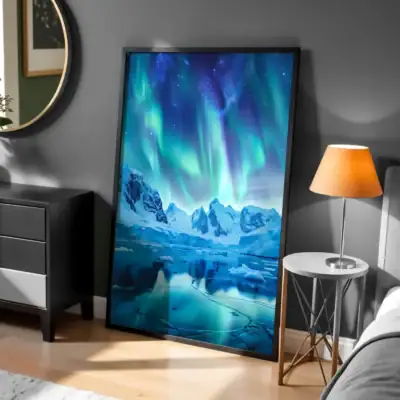 Kuzey Işıkları 2 Dekoratif Tablo