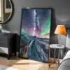 Kuzey Işıkları 3 Dekoratif Tablo