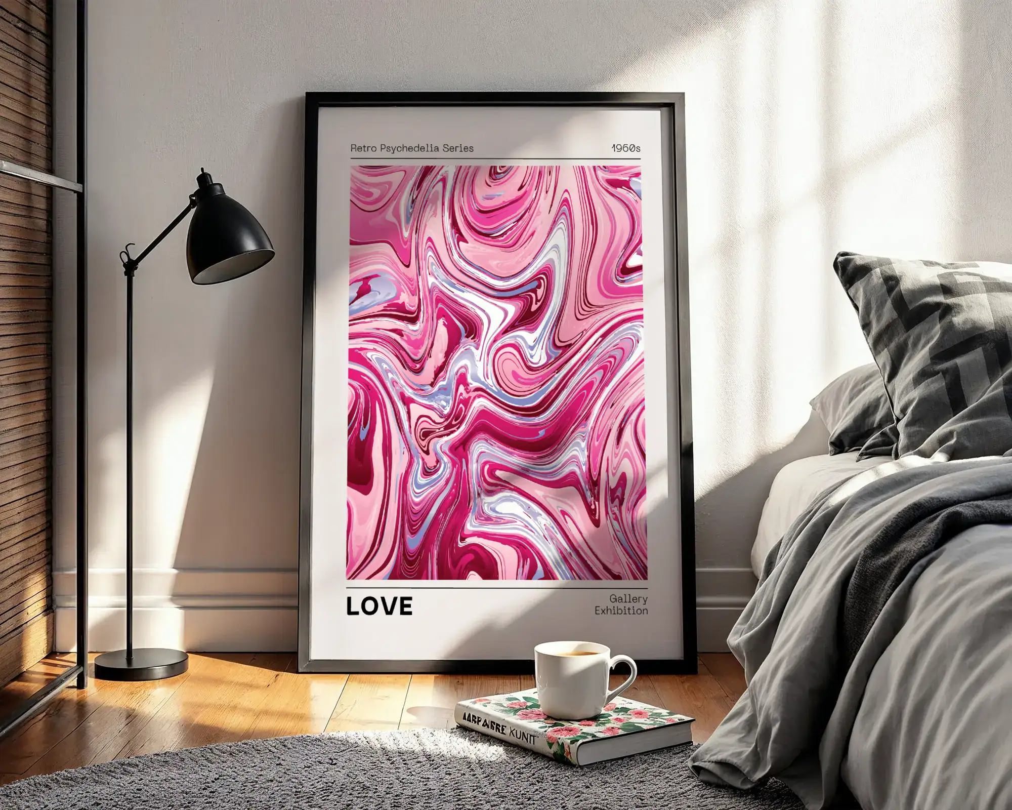 Love Psikedelik Seri Dekoratif Tablo - Görsel 3