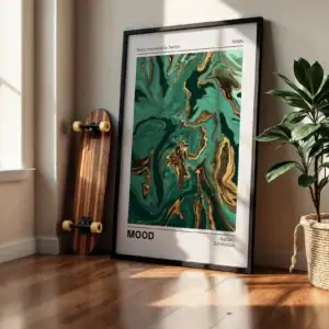 Alternative view of Mood Psikedelik Seri Dekoratif Tablo