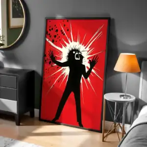 Öfke ve Duygular Soyut Sanat Dekoratif Tablo