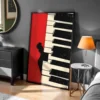 Piyano Müzik Dekoratif Tablo