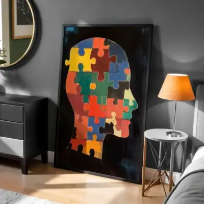 Puzzle İnsan Dekoratif Tablo