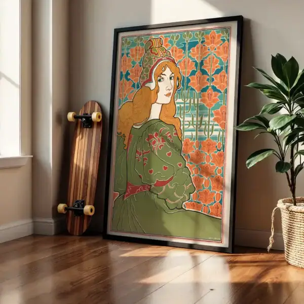 Alternative view of Renkli Çiçekler ve Doku Zarif Sanat Dekoratif Tablo