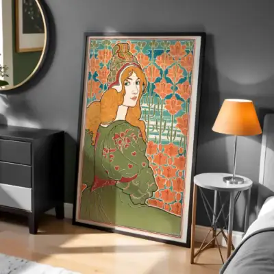 Renkli Çiçekler ve Doku Zarif Sanat Dekoratif Tablo