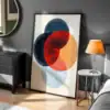 Renkli Diareler Şekil Tasarımı Dekoratif Tablo