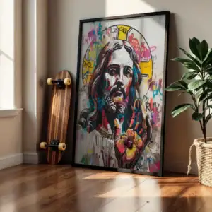 Alternative view of Renkli Figür Sonsuzluk Dekoratif Tablo