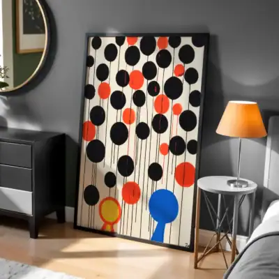 Renkli Kafalar Dekoratif Tablo