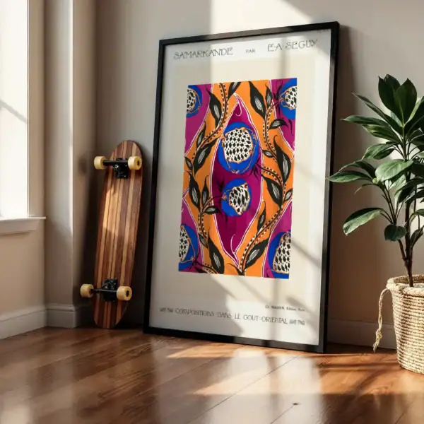 Alternative view of Samarkande Soyut Geometrik Tasarım Dekoratif Tablo