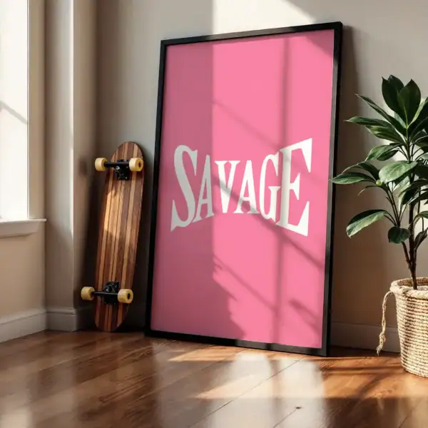 Alternative view of Savage Dekoratif Tablo