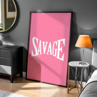 Savage Dekoratif Tablo