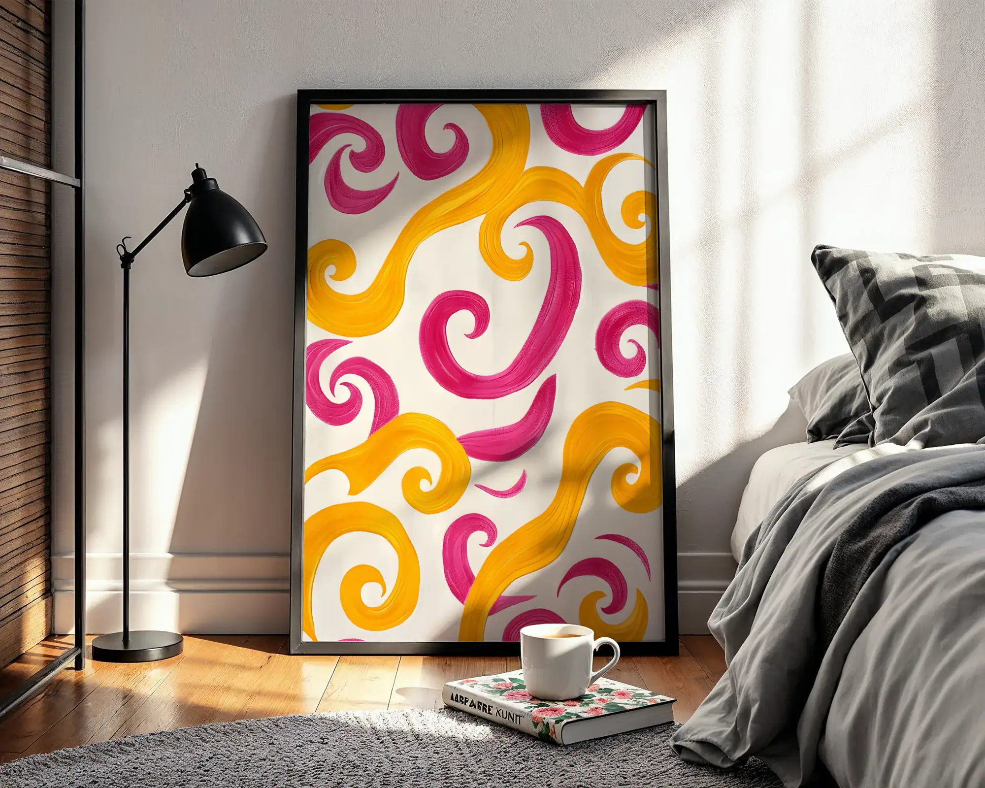 Serbest Yaratım, Renkli Yansımalar Dekoratif Tablo - Görsel 3