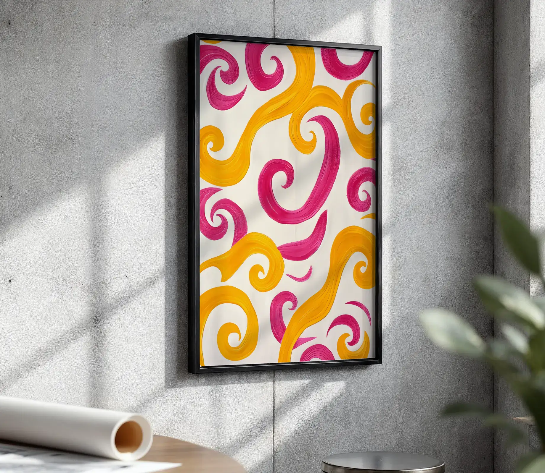 Serbest Yaratım, Renkli Yansımalar Dekoratif Tablo - Görsel 4