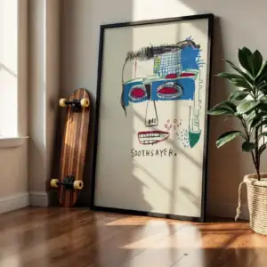 Alternative view of Soothsayer Soyut Portre Dekoratif Tablo