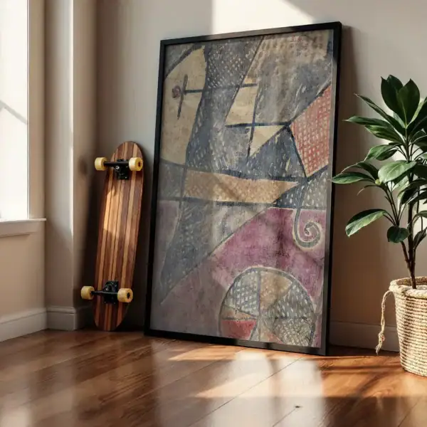 Alternative view of Soyut Desen Çizimler Dekoratif Tablo