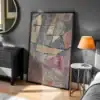 Soyut Desen Çizimler Dekoratif Tablo