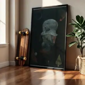 Alternative view of Soyut İnsan Portresi Detaylar Dekoratif Tablo