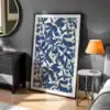 Uçan Kuşlar Soyut Hareket Tasarımı Dekoratif Tablo