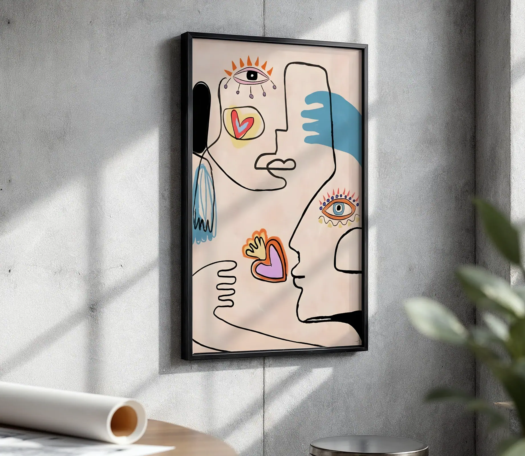 Yansıyan Düşünceler Dekoratif Tablo - Görsel 4