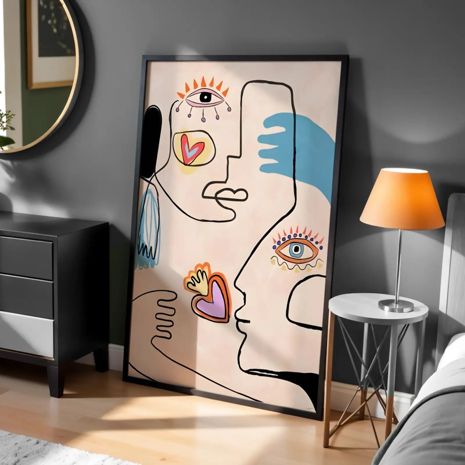 Yansıyan Düşünceler Dekoratif Tablo