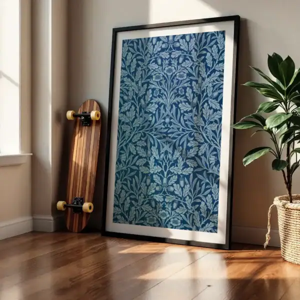 Alternative view of Yapraklar ve Çiçekler Detaylı Tasarım Dekoratif Tablo