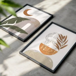 Alternative view of 2'li Set | Boho Dekoratif Tablolar