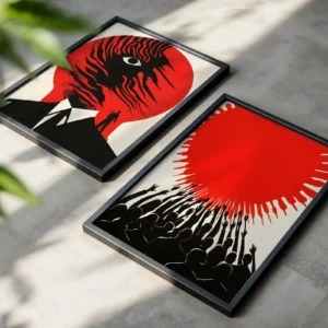 Alternative view of 2'li Set | Maximalist Takım Dekoratif Tablolar