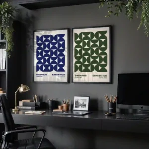 Alternative view of 2'li Set | Bauhaus Dekoratif Tablolar