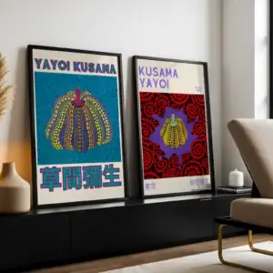 2'li Set | Yayoi Kusama Dekoratif Tablolar