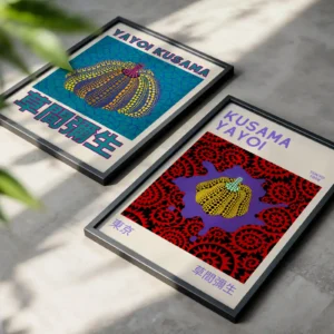 Alternative view of 2'li Set | Yayoi Kusama Dekoratif Tablolar