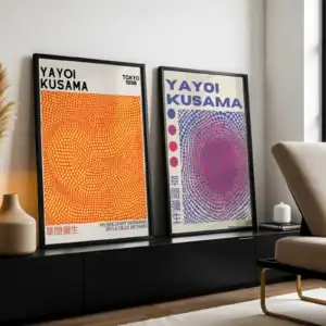 2'li Set | Yayoi Kusama Dekoratif Tablolar