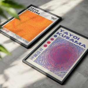 Alternative view of 2'li Set | Yayoi Kusama Dekoratif Tablolar