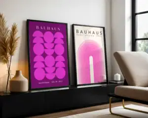 2'li Set | Bauhaus Dekoratif Tablolar