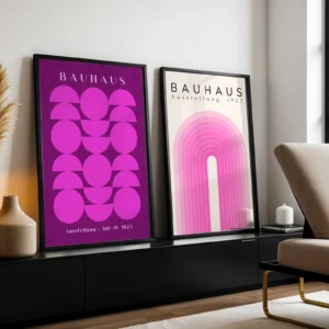 2'li Set | Bauhaus Dekoratif Tablolar