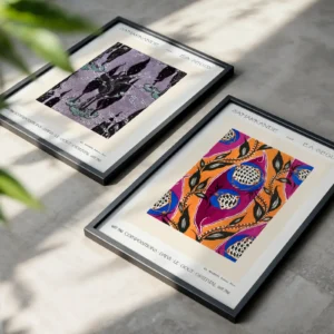 Alternative view of 2'li Set | Rengin Tonları Dekoratif Tablolar