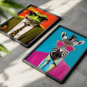 Alternative view of 2'li Set | Yakışıklı Figürler Dekoratif Tablolar