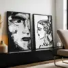 2'li Set | Yüz Dekoratif Tablolar