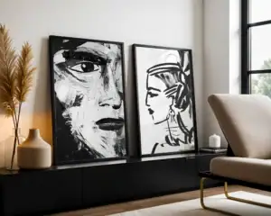 2'li Set | Yüz Dekoratif Tablolar