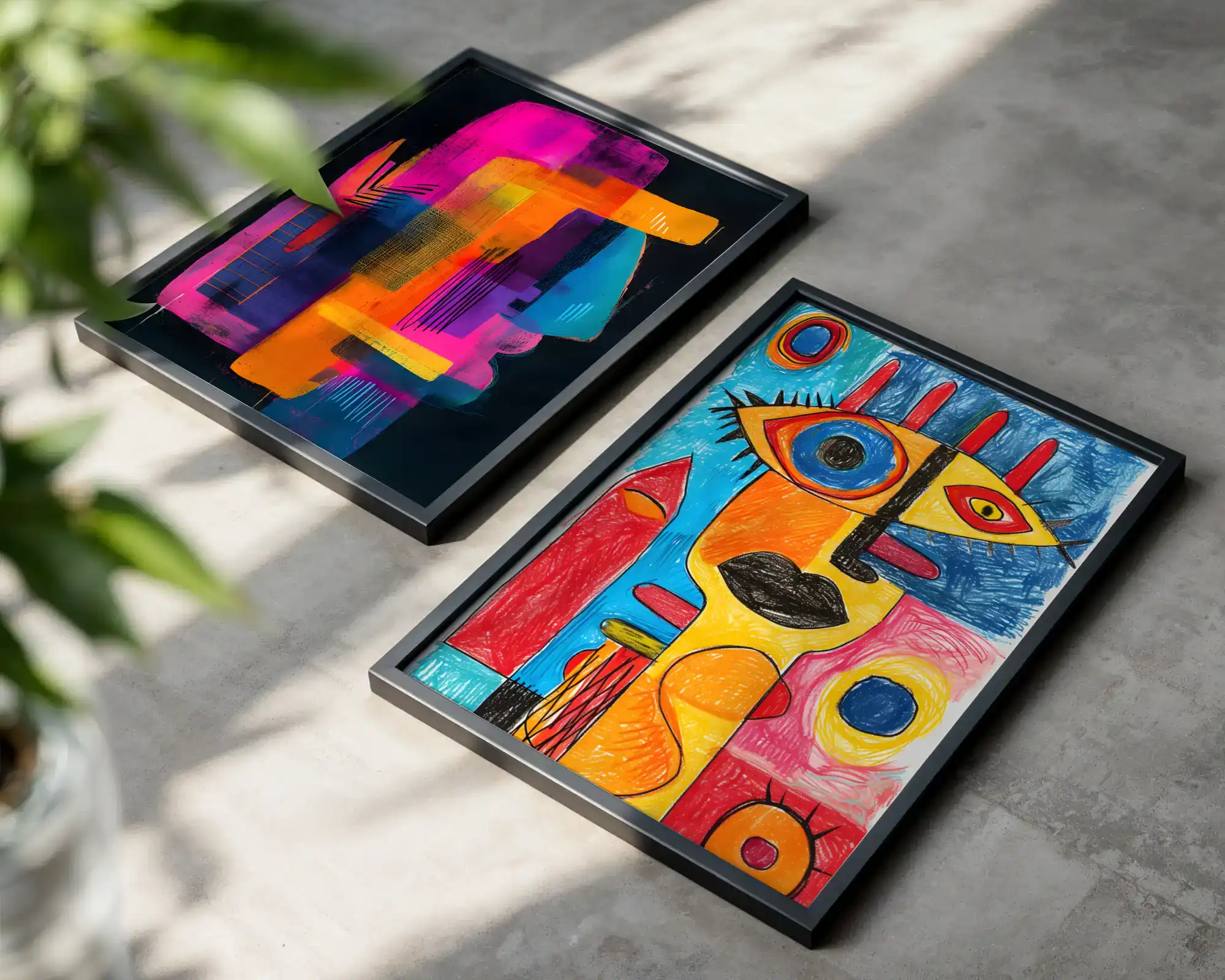 2'li Set | Renkli Tablolar Dekoratif Tablolar - Görsel 2