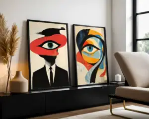 2'li Set | Göz Detay Dekoratif Tablolar