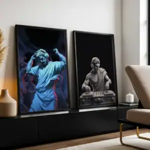 2'li Set | Dj Heykeller Dekoratif Tablolar