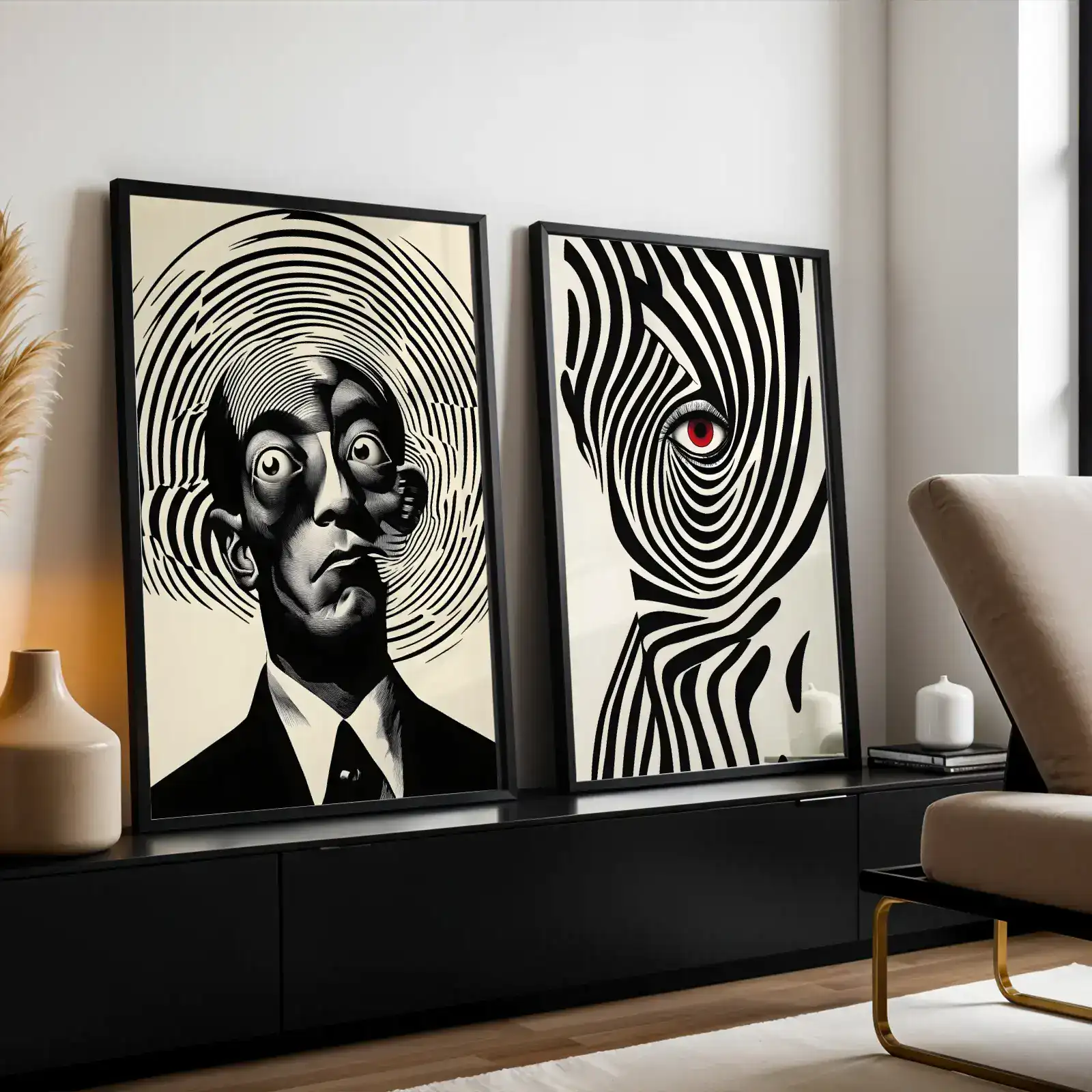 2'li Set | Kontur Detay Dekora Tablolar